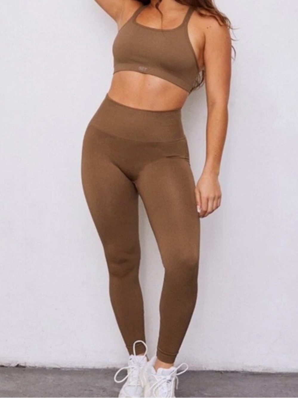 SET Active Sculptflex Penny Brown Leggings M